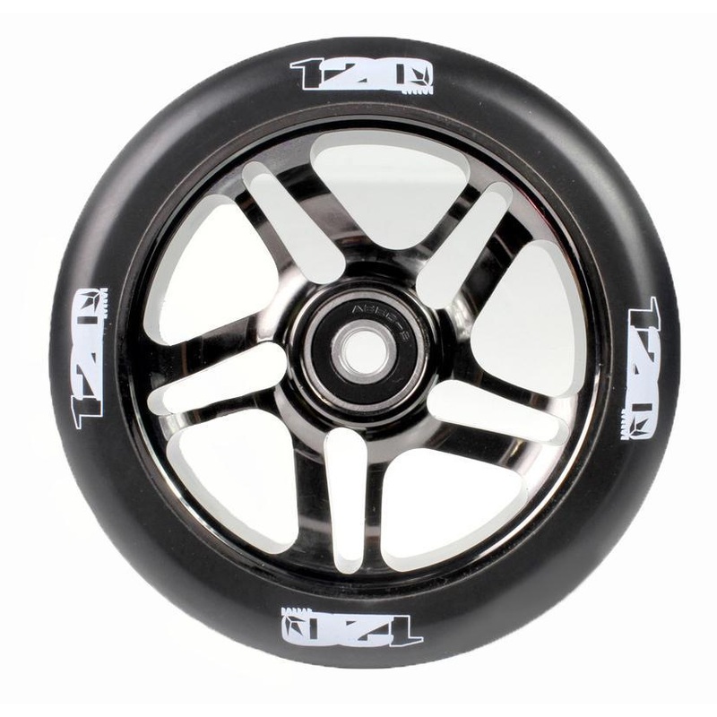 Envy 5 Spoke Scooter Wheel 120mm – Black Chrome (Pair)
