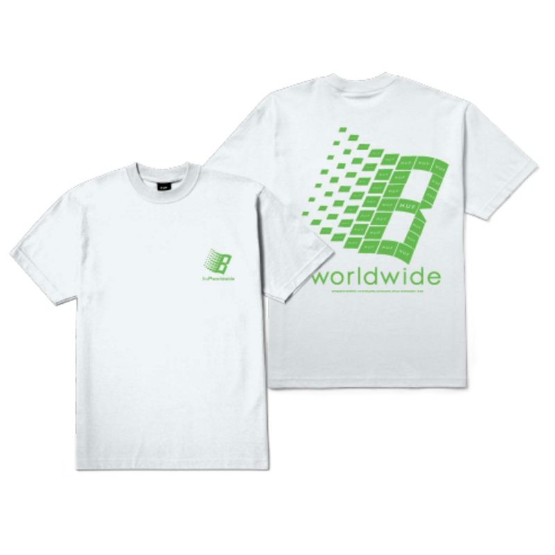 Huf x Bronze 56k S/S T-Shirt – White Small