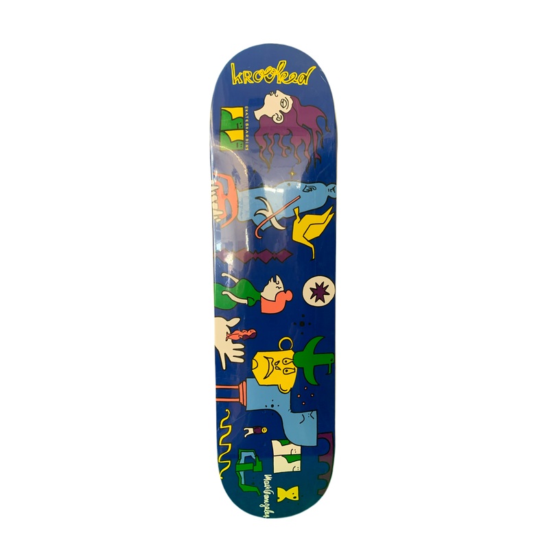 Krooked Mark Gonzales Artwork 7.6″ Classic Skateboard Deck