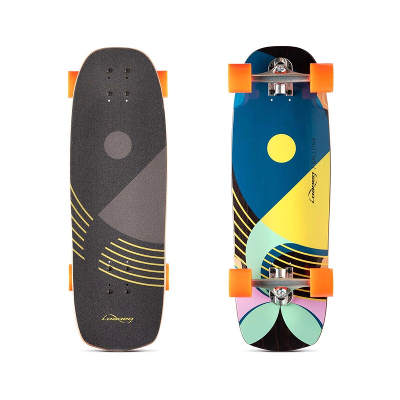Loaded Ballona Willy Longboard Complete – Bright Blue/Yellow
