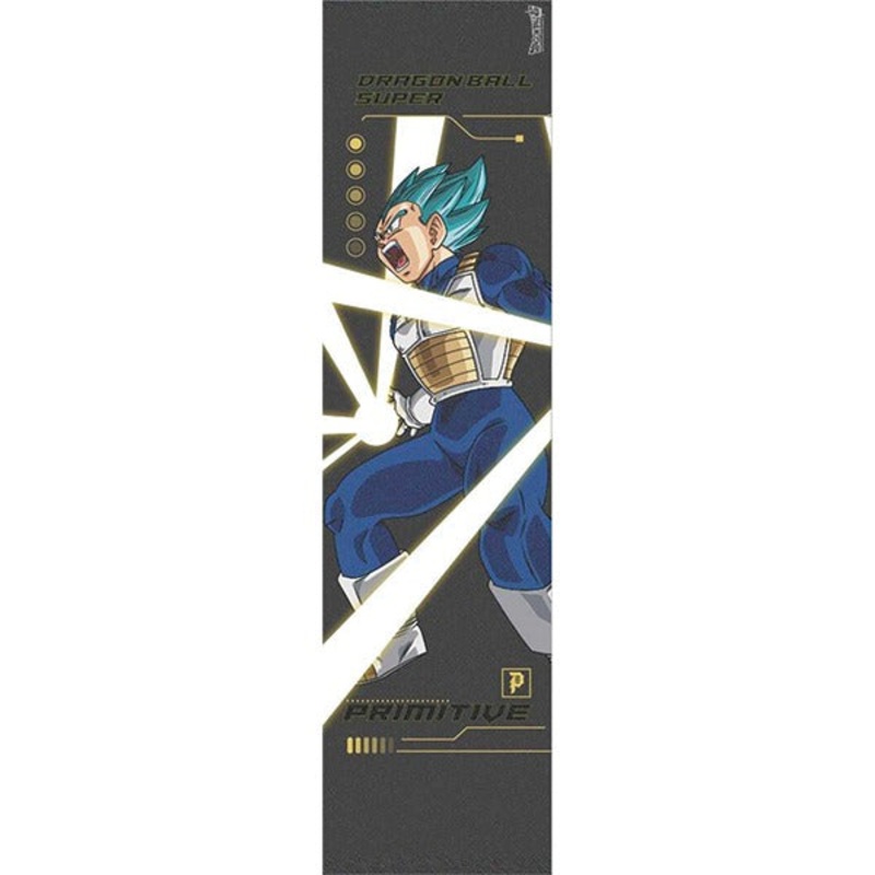 Primitive X Dragon Ball Super Vegeta Rage Skateboard Griptape – Blue