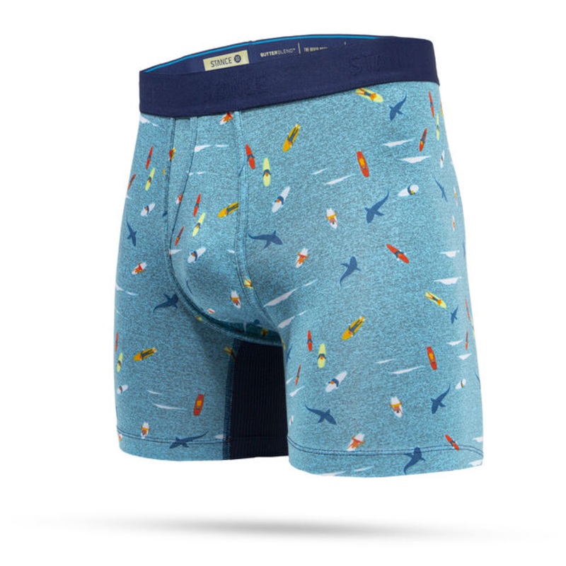 Stance Localism Boxer Brief Underwear – Blue Heather S Blue