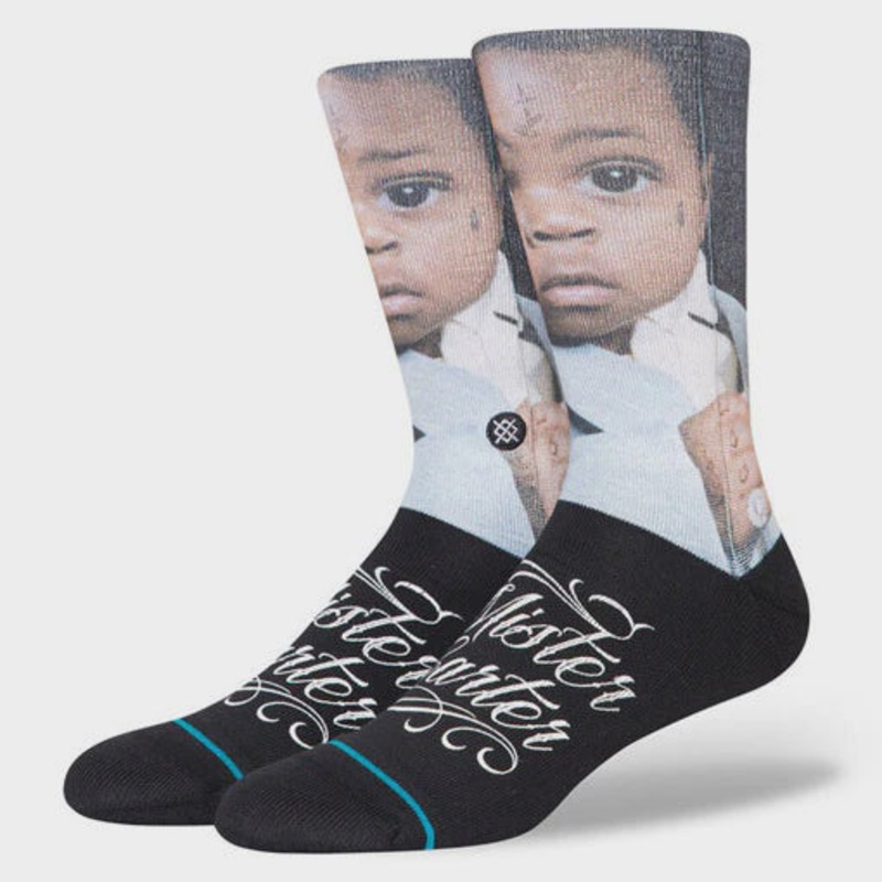 Stance Mupa Lilway Mister Carter Sock – Black Small
