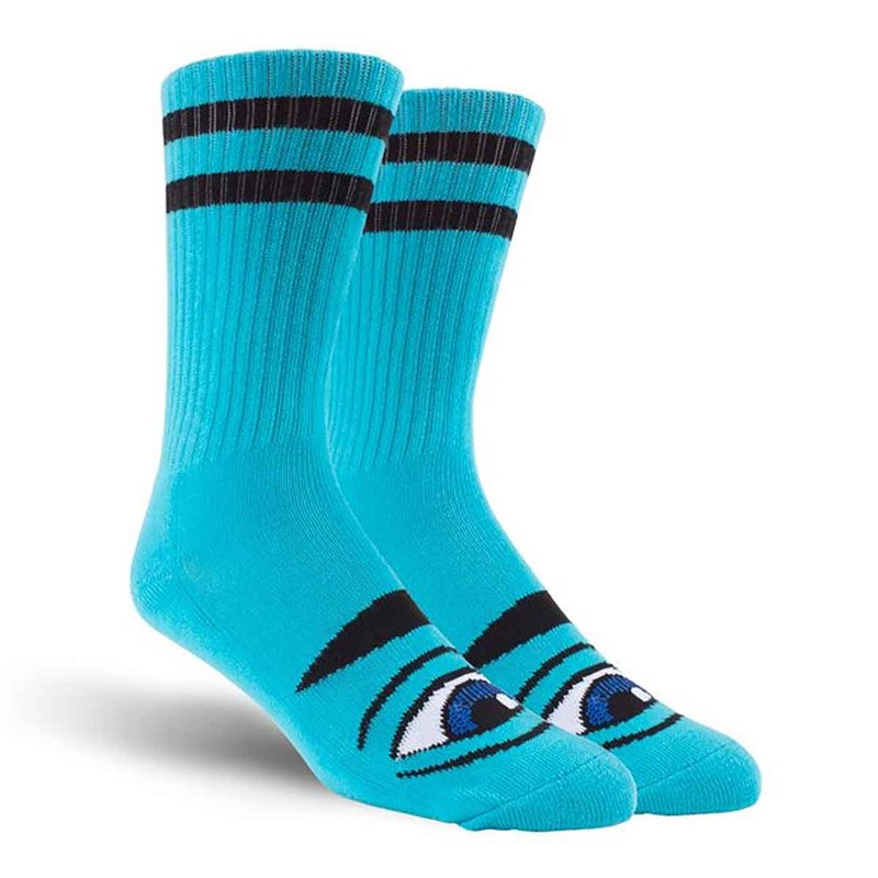 TOY MACHINE SOCKS SECT EYE 3 BLUE