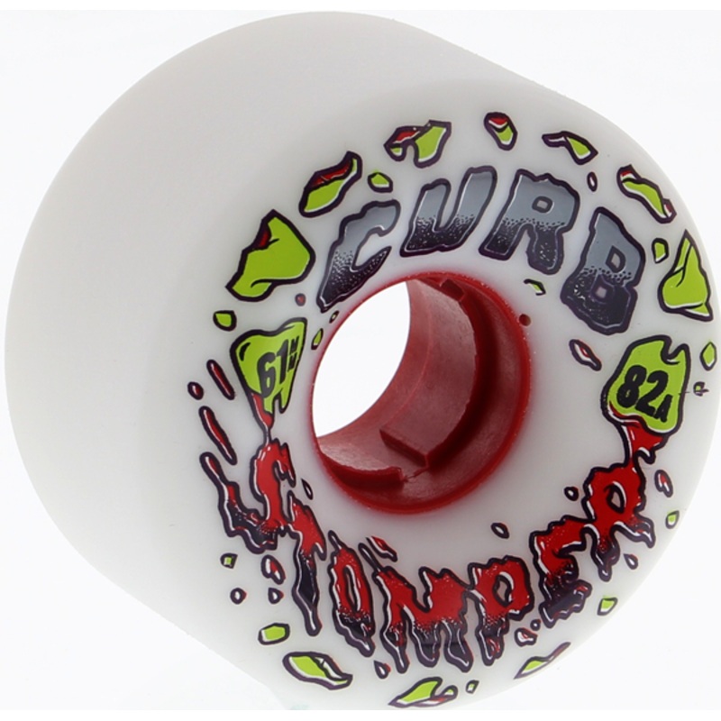 VENOM CURB STOMPERS WHITE 61mm 82A