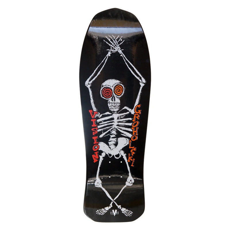 Vision Groholski Skeleton Skateboard Deck – 10.25″ Black