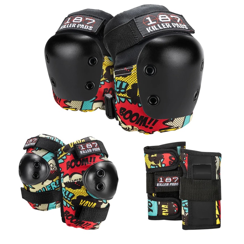 187 Killer Pads 6-Pack Junior Pad Set Combo – Comic