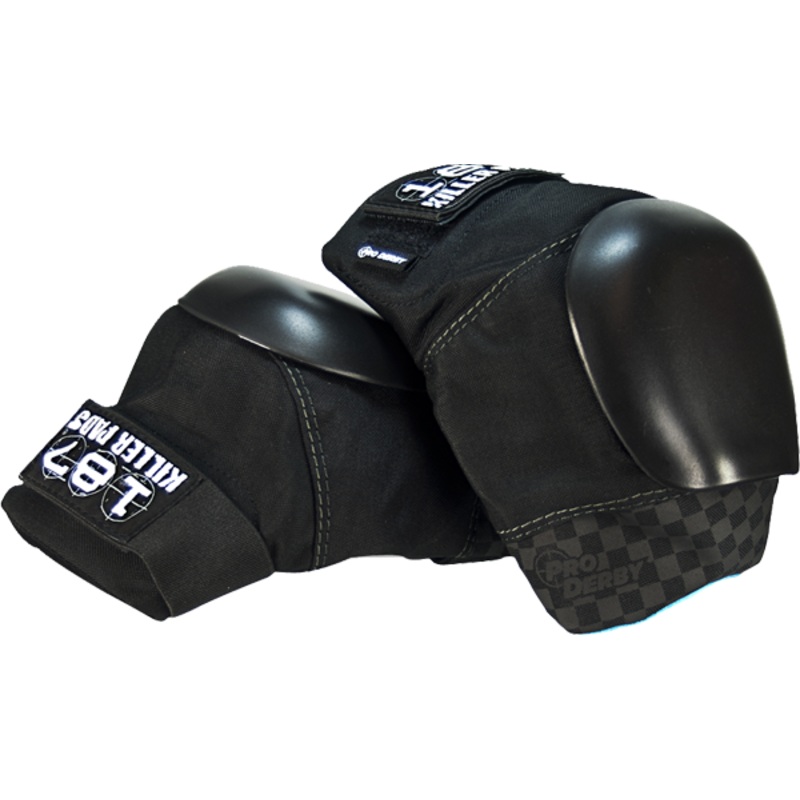 187 PRO DERBY KNEE PADS BLK/BLUE XS