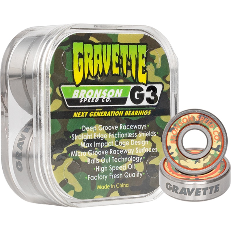 BRONSON G3 DAVID GRAVETTE BEARINGS SINGLE SET
