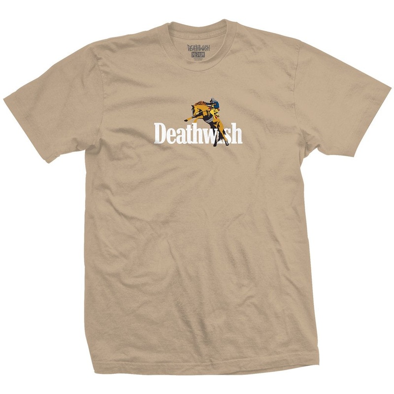 DEATHWISH HIGH HORSE SAND T-SHIRT MED