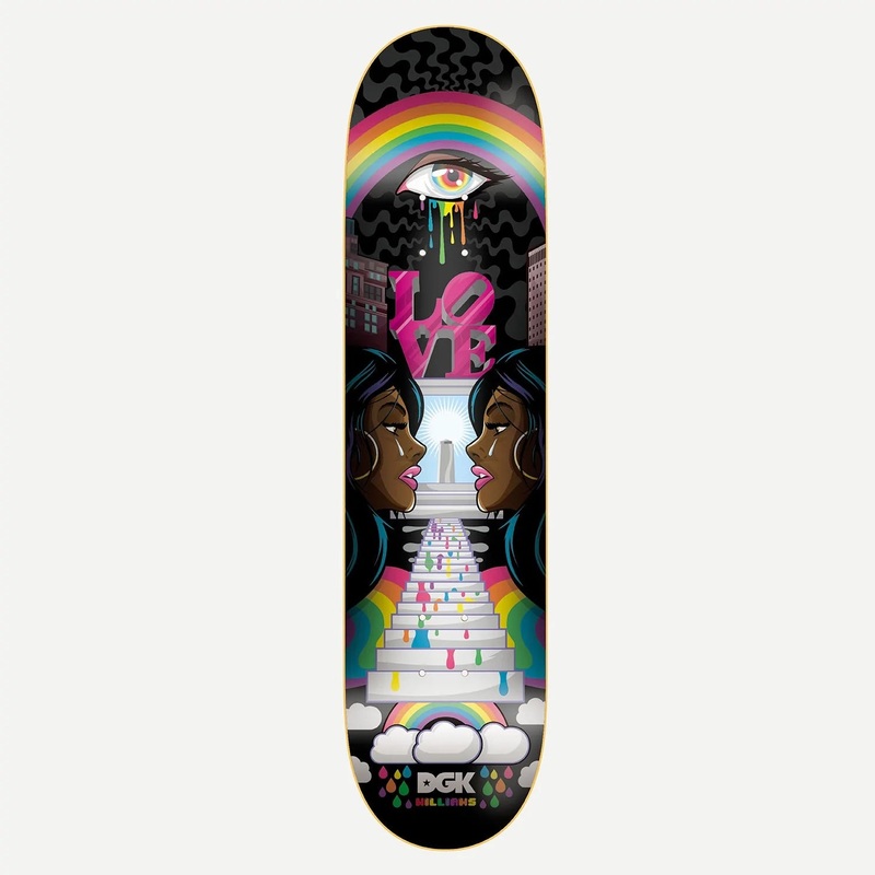 DGK Ghetto Psych Williams Skateboard Deck – 8.06