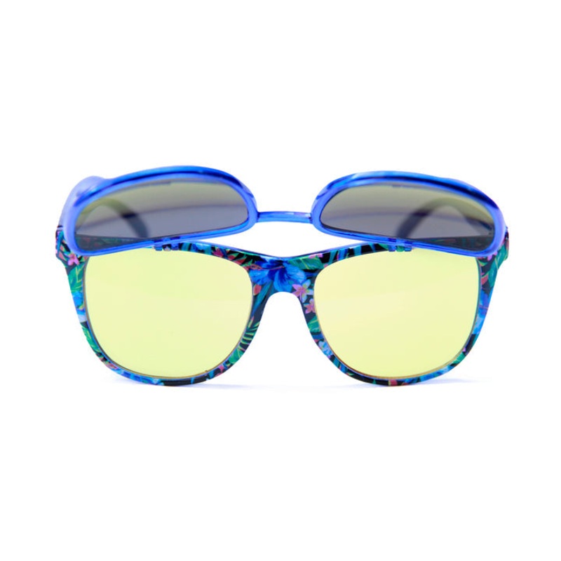HAPPY HOUR FLIP UPS TROPICAL BOOMPAS BLUE MIRROR/YELLOW