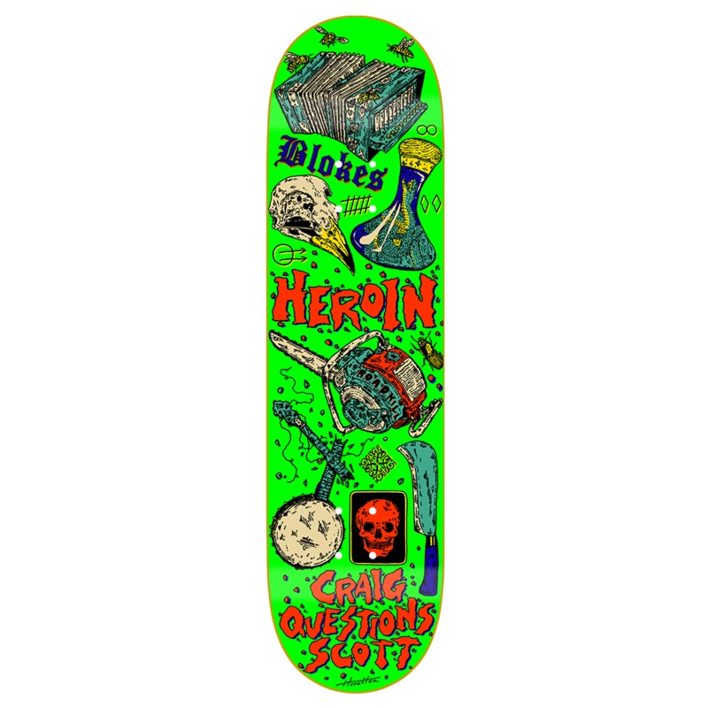 HEROIN DECK – CRAIG QUESTIONS LIFE DECK (9″) 9″