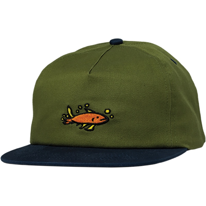 KRK MERMAID FISH HAT / ADJ-OLIVE