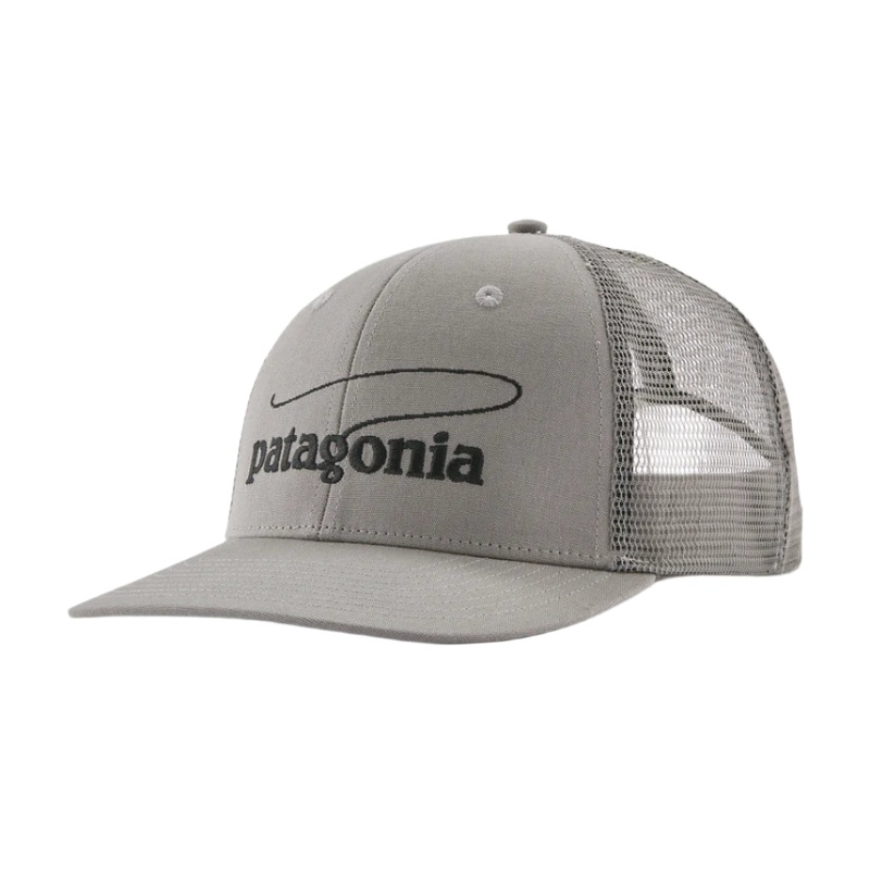 Patagonia Take a Stand Trucker Hat Casting Logo Forever Grey