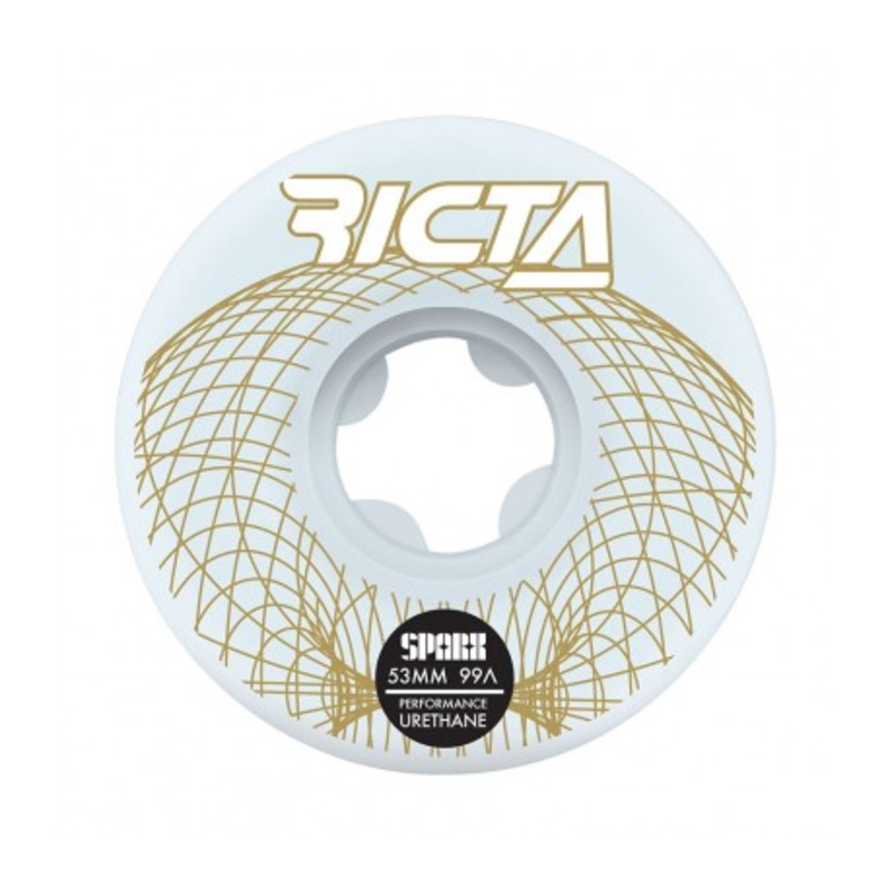 RICTA WHEELS WIREFRAME SPARX WHITE (52MM/53MM/54MM) 52MM