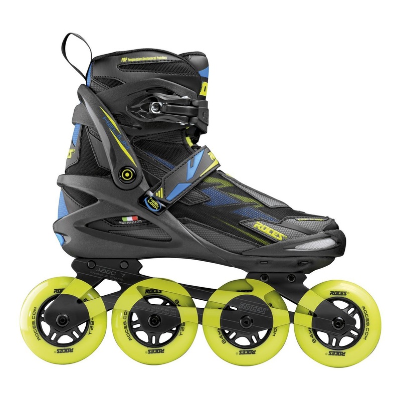 Roces Helium II Tif Inline Skates Complete – Black/Lime 9