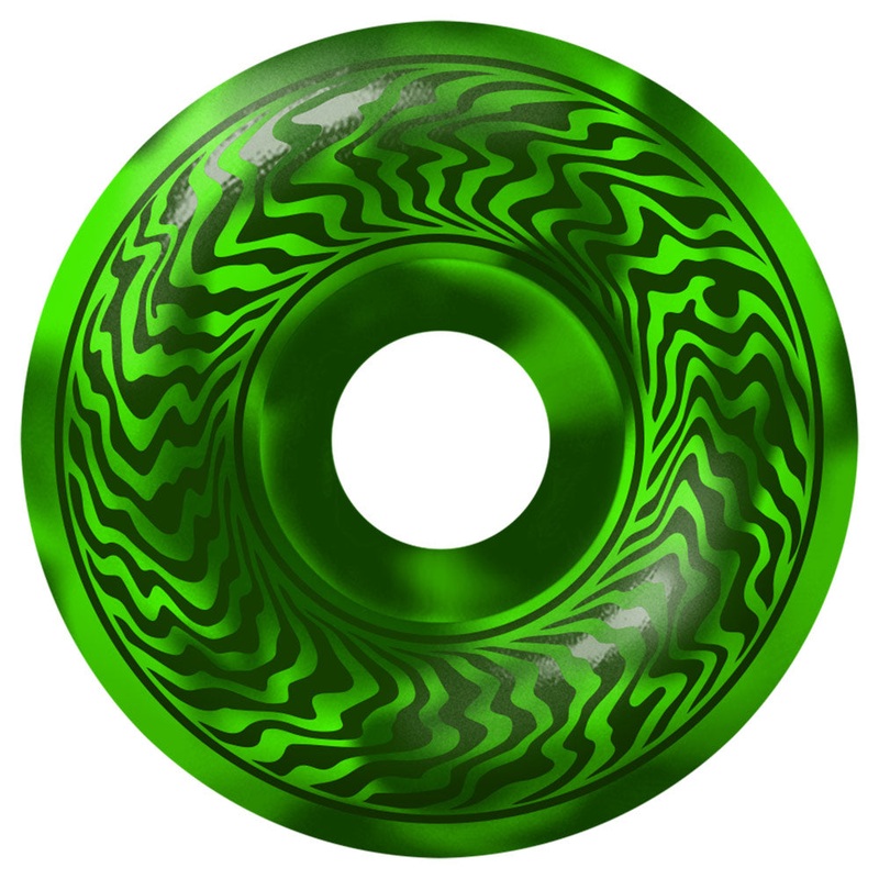 SPITFIRE WHEELS FORMULA FOUR SWIRLED CLASSIC LIME/GREEN 99A (58MM) 58MM