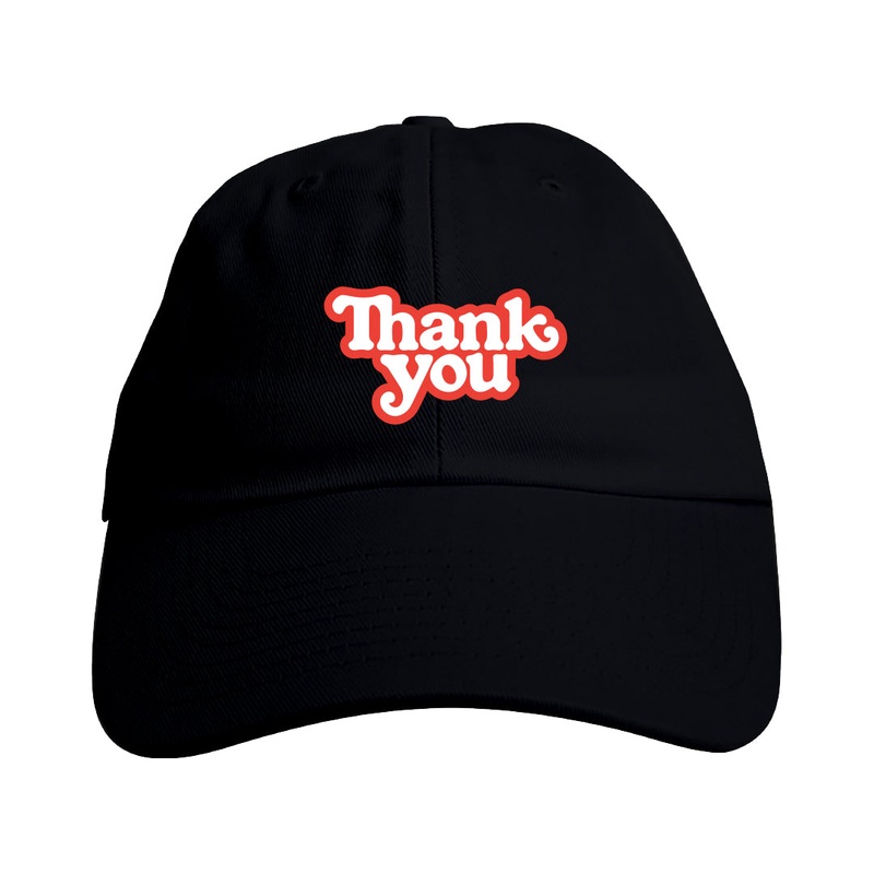 Thank You Logo Hat BLACK