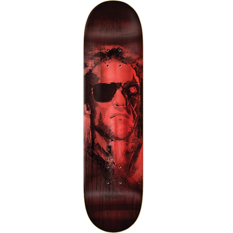 Zero Sandoval 80’S Terminator Skateboard Deck – 8.5 Red Foil
