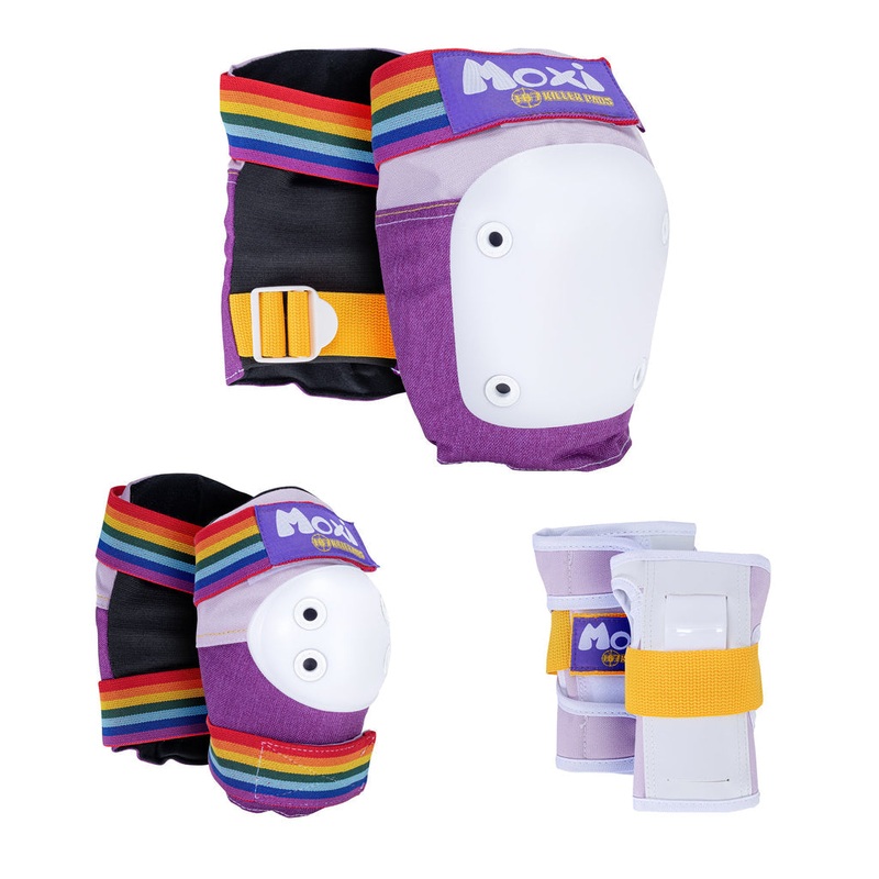 187 KILLER PADS X MOXI – ADULT SIX PACK PAD SET LAVENDER X-SMALL