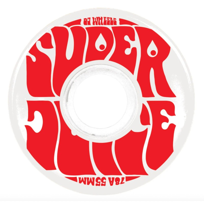 55mm Mini Super Juice White 78a OJ Skateboard Wheels