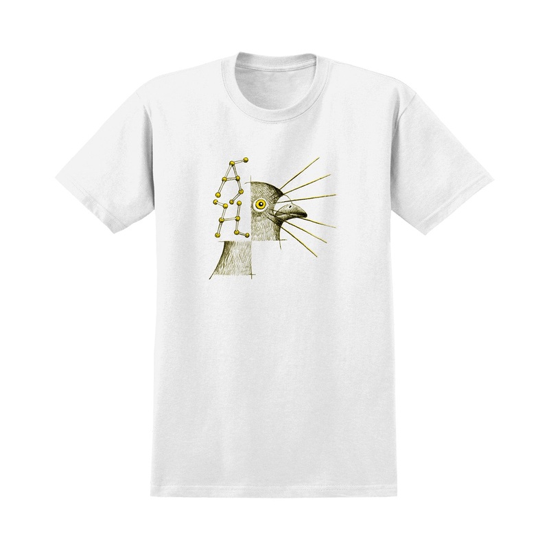 Antihero Molecular Pigeon T-Shirt S White/Multi