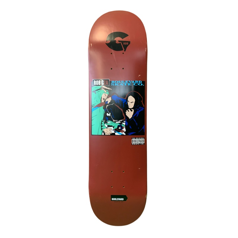 Boulevard Rob G GZA Iron Mic 8″ Classic Skateboard Deck