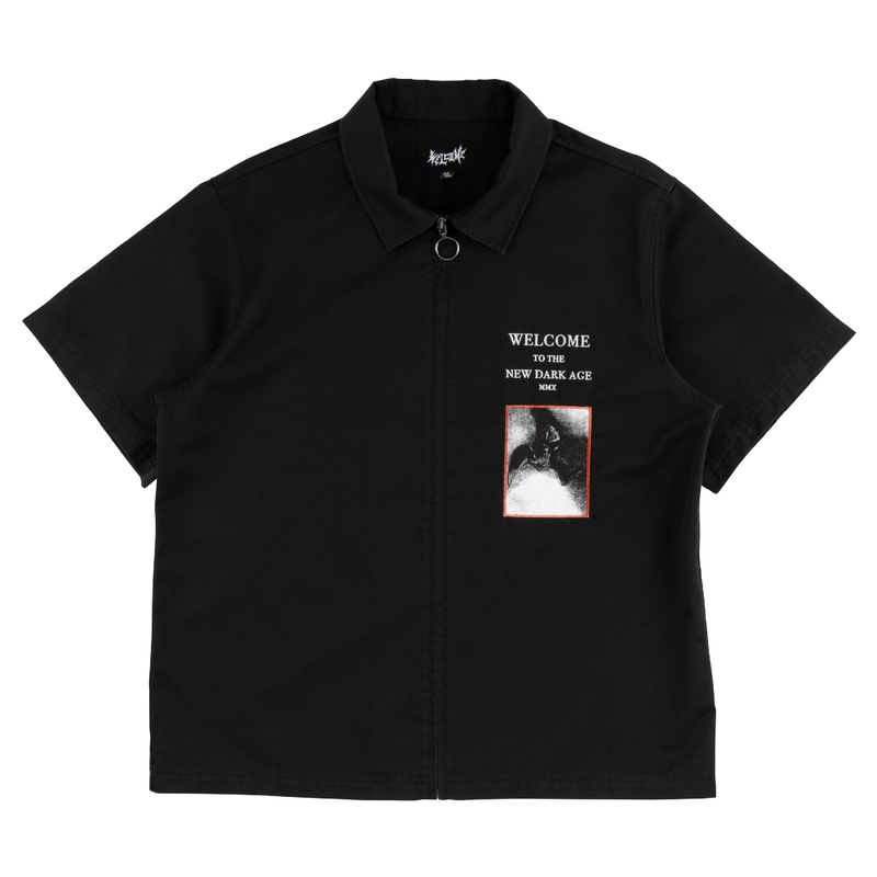 Dark Age Twill Work Shirt W/Patches X-Small