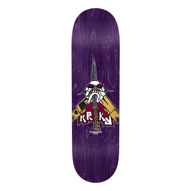 Krooked Skull/Sword Deck 8.75″ Random