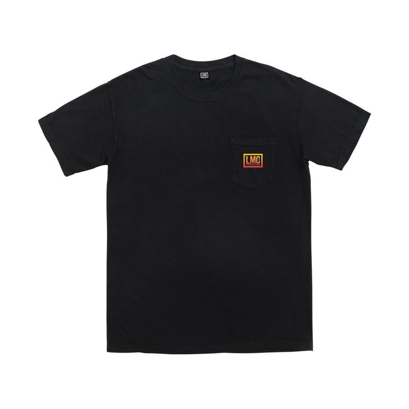 LOSER MACHINE SUNDOWN STOCK POCKET TEE BLACK MED