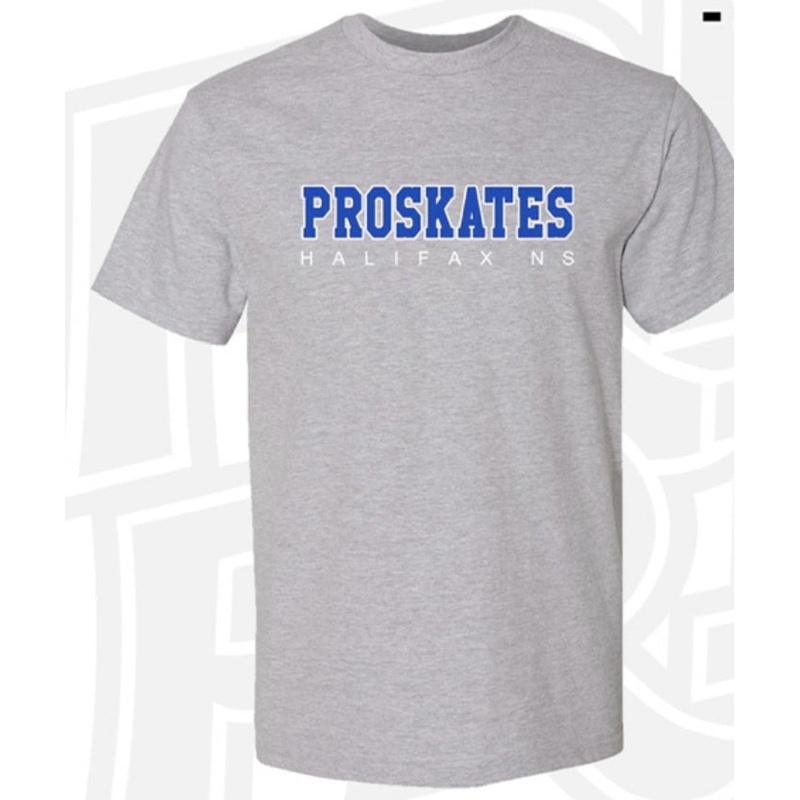 Pro Skates Collegiate T-Shirt – Athletic Grey Small
