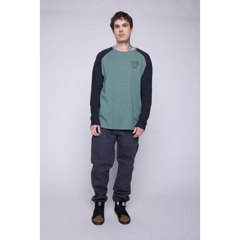 Raglan Shirt Matching Tattoo Prints – Moss S