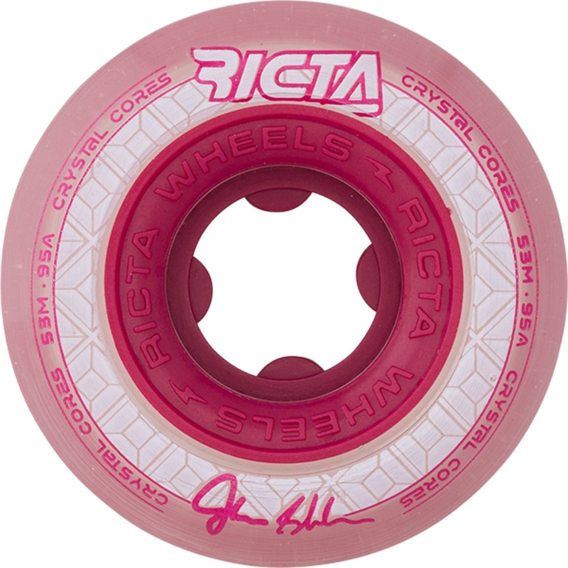 RICTA SHANAHAN CRYSTAL CORES CLR/MTLC.RED 53mm 95A