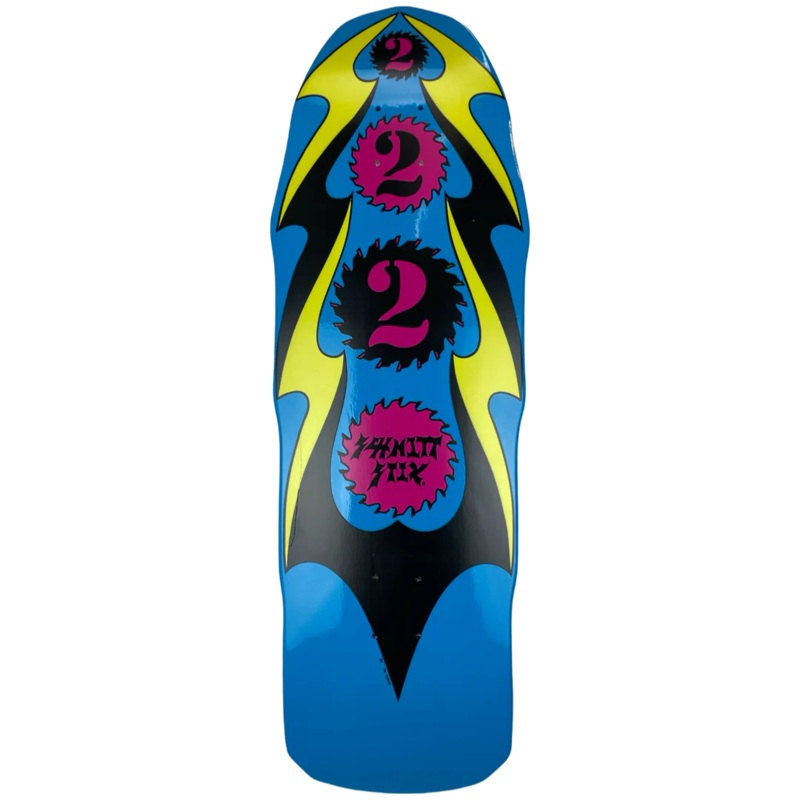 Schmitt Stix Ripsaw 2 Skateboard Deck – 10″ Blue Dip