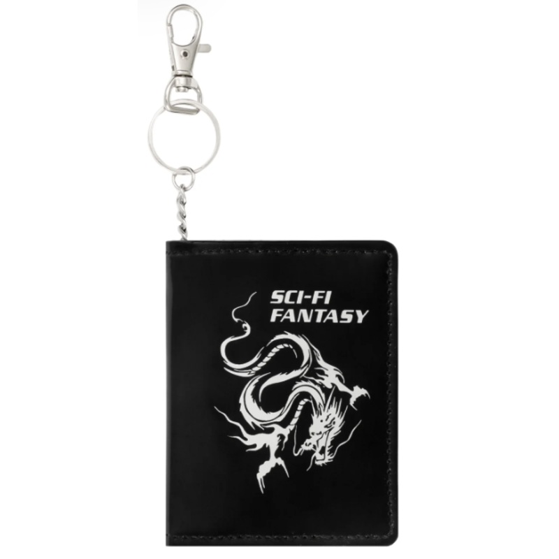 Sci-Fi Fantasy Dragon Wallet – Black