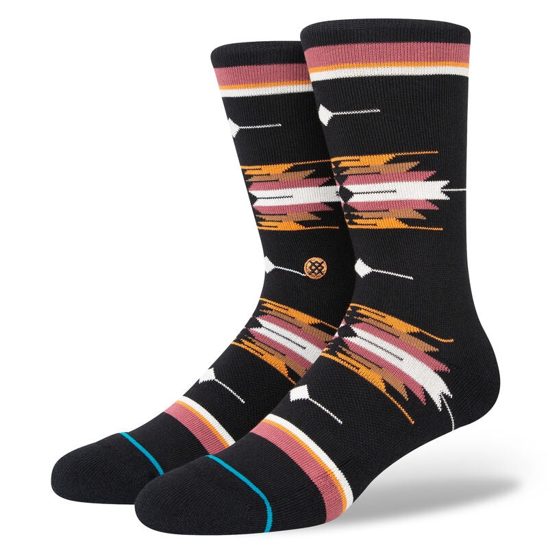 Stance Cloaked Crew Socks – Washed Black M