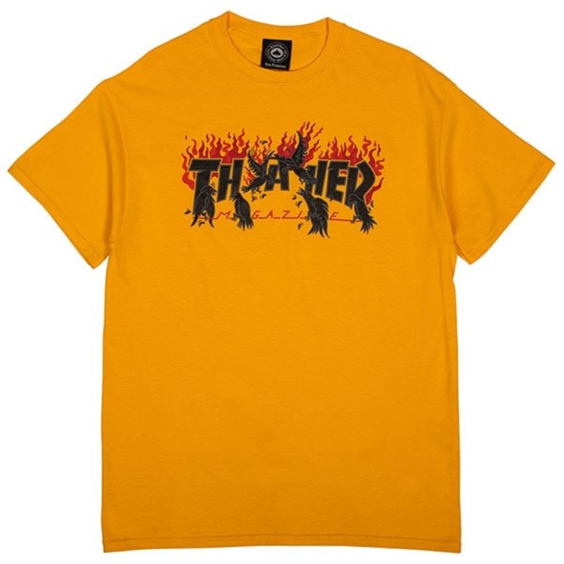 THRASHER CROWS SS GOLD TEE SMALL