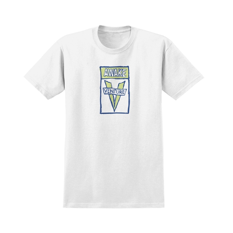 Venture Scribble Awake T-Shirt M White