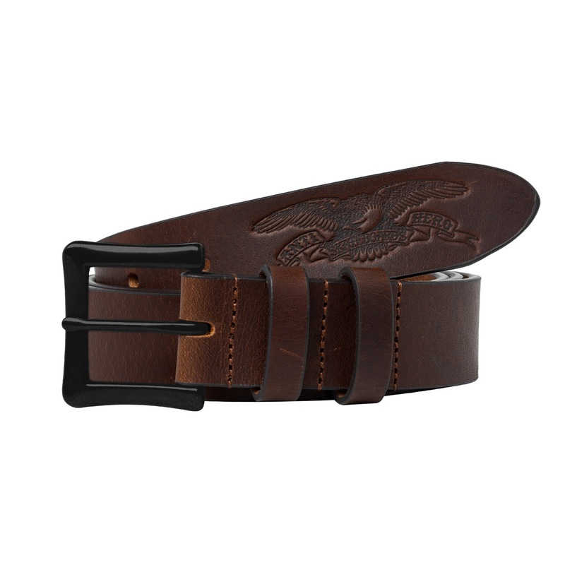 Antihero Basic Eagle Leather Belt S/M Brown