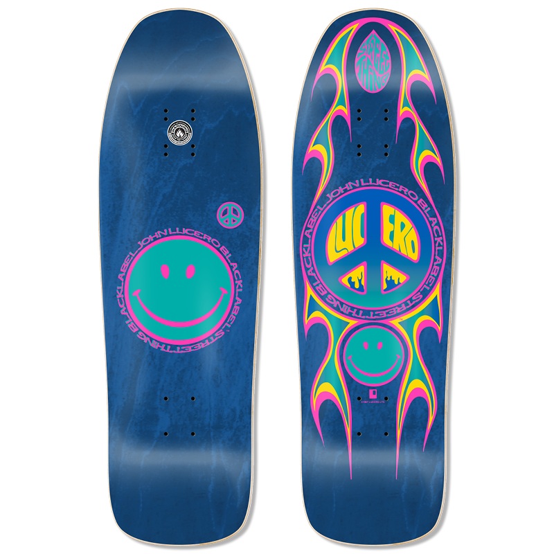 BLACK LABEL DECK – STREET THING BLUE STAIN (9.88″ X 32.25″) 9.88″