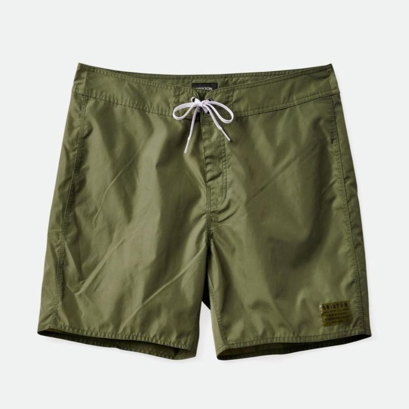 BRIXTON VINTAGE NYLON TRUNK OLIVE SURPLUS 30