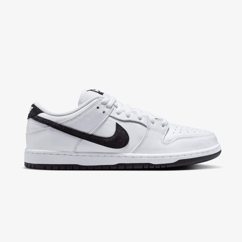 Dunk Low (White/Black/Black Sole) 7