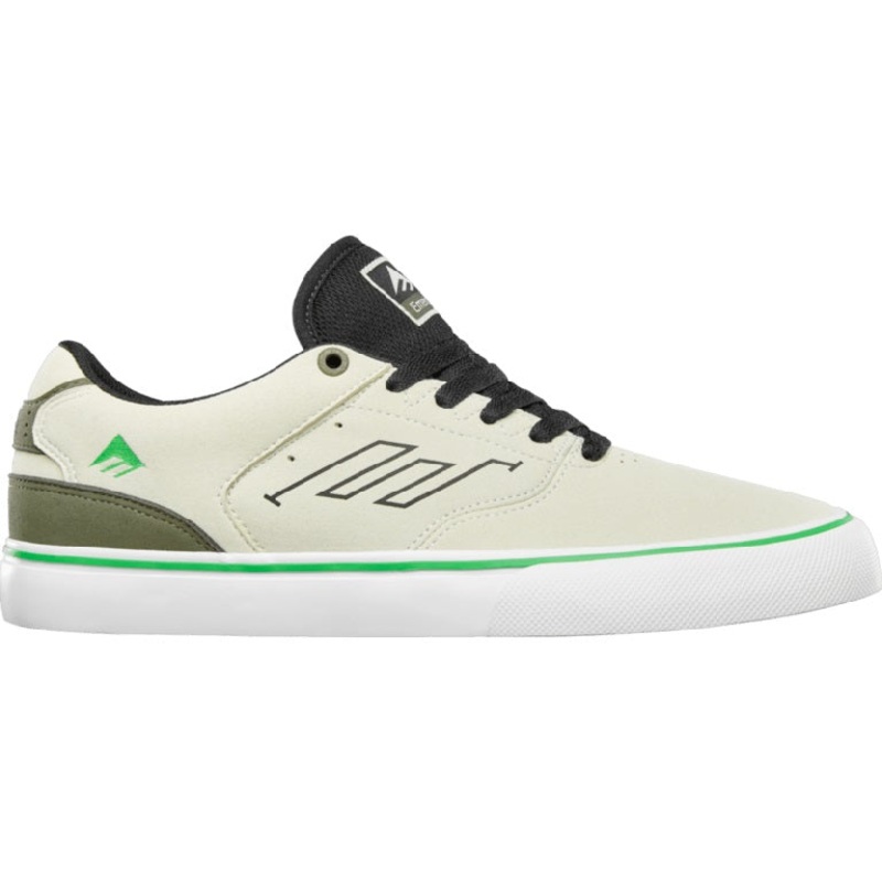 Emerica Shoes The Low Vulc – Tan/Green 9 Tan