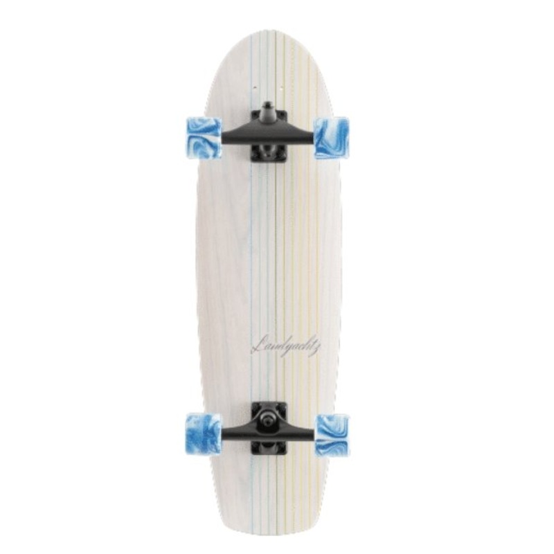 Landyachtz:  Butter White Lines Surfskate Complete