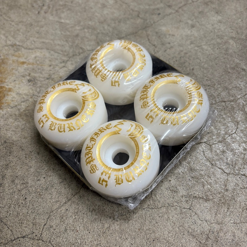 Spitfire Burner Wheel 53mm (Gold/white)