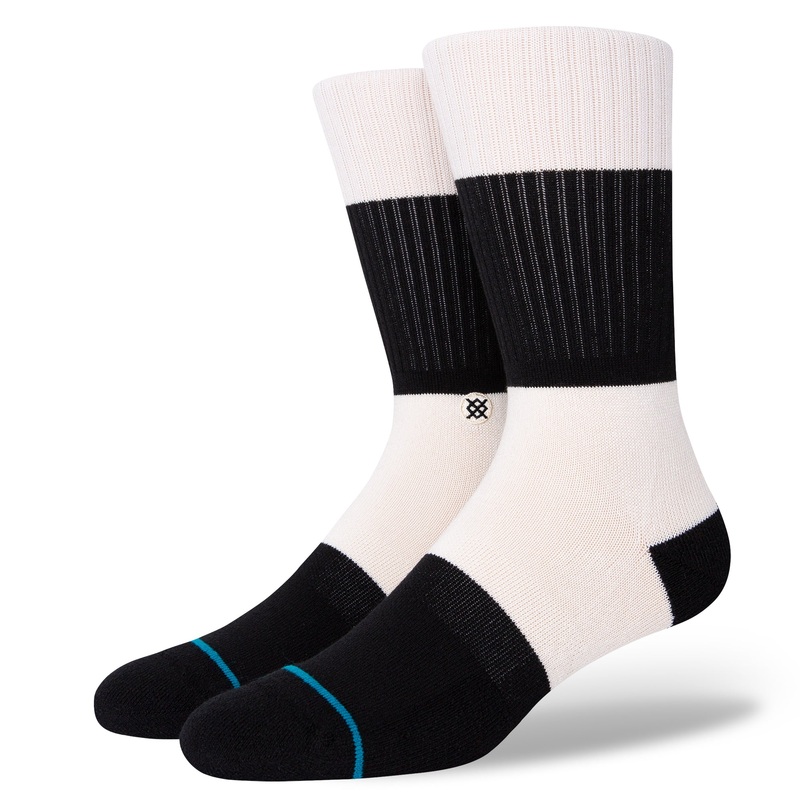 Stance Spectrum 2 Crew Socks – Black M