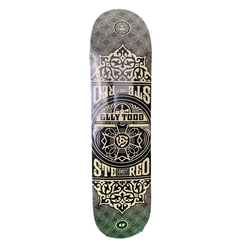 Stereo Olly Todd Obey Shepard Fairey Guest 7.75″ Classic Skateboard Deck