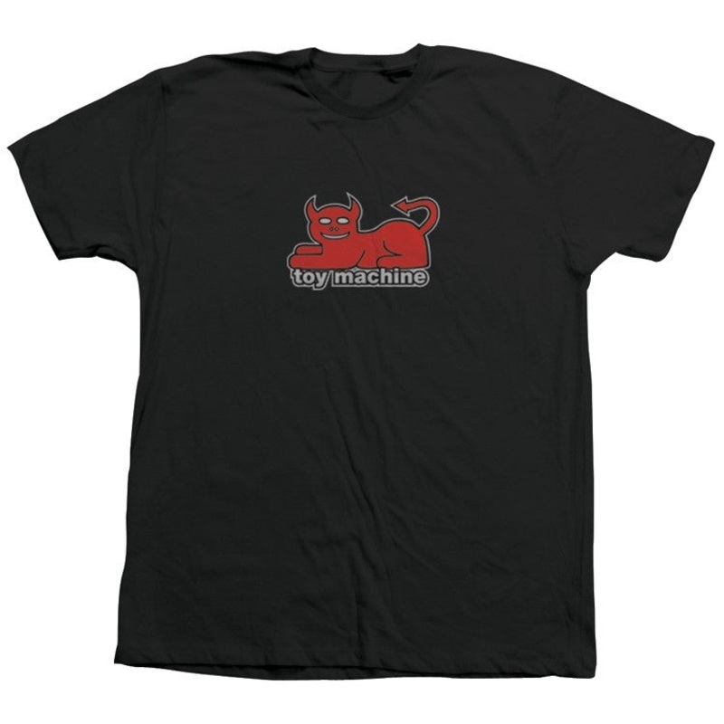 TOY MACHINE DEVIL CAT S/S T-SHIRT BLACK SMALL