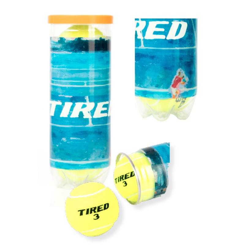 Tried Tennis Ball Canister (3 Balls)